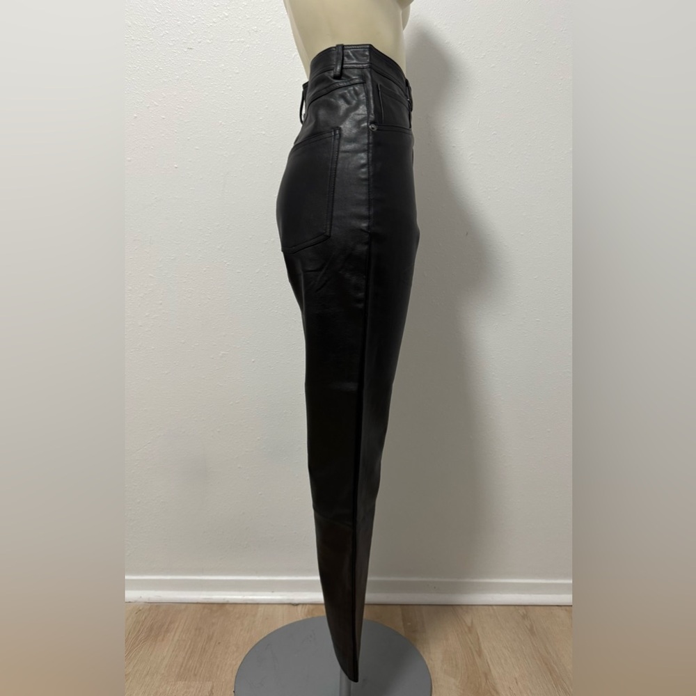Steve Madden Vegan Leather Pants in Black NWT - Picture 6 of 13
